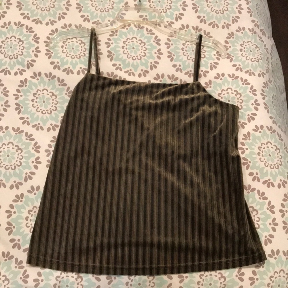 Velvet tank top